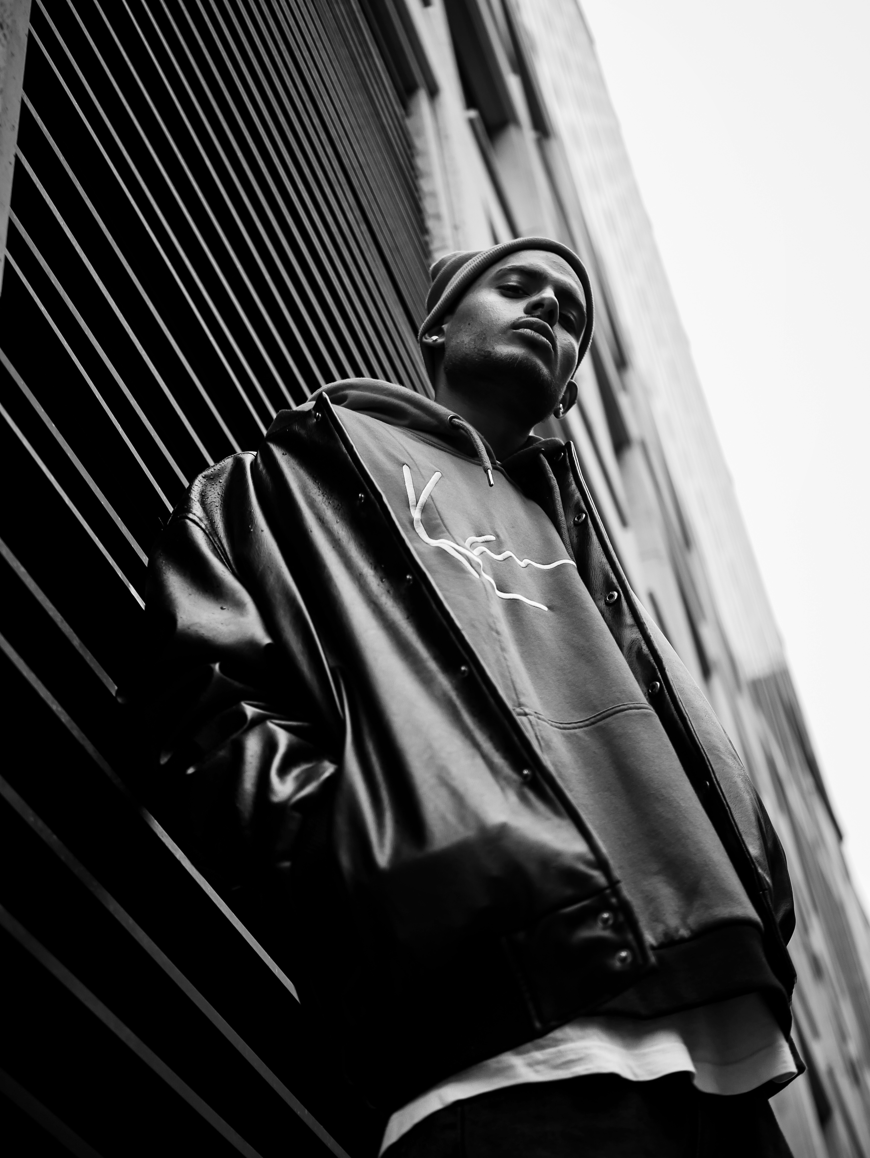 NIJO portrait — Frankfurt, Karl Kani jacket