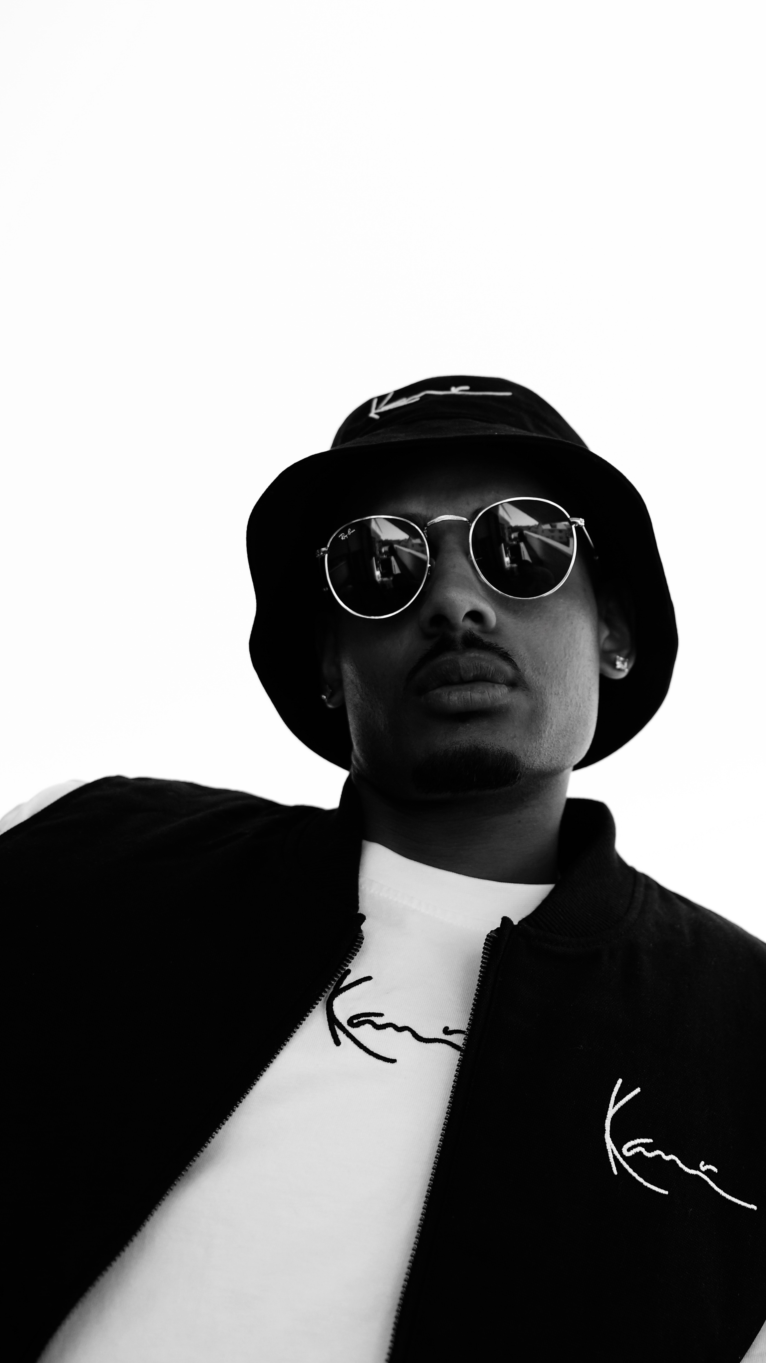 NIJO — editorial, Karl Kani black & white portrait